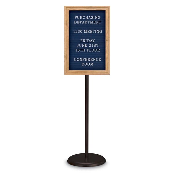 Corkboard, Triple Door, Radius Frame, 96x48", Black/Summer Tan Forbo